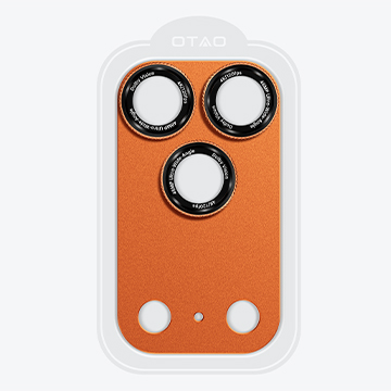 Corning 0.50mm Camera Style Frosted Metal Base Lens Protector For iPhone Series